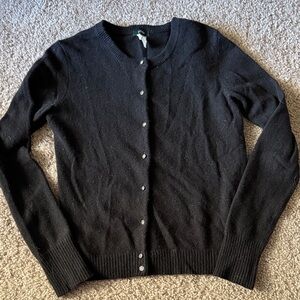 J. Crew Classic Black Women's Cardigan